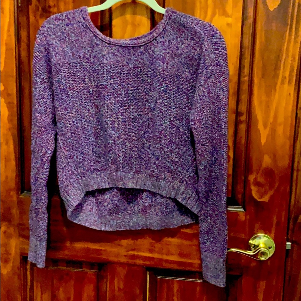 Multi Colored High Low Sweater